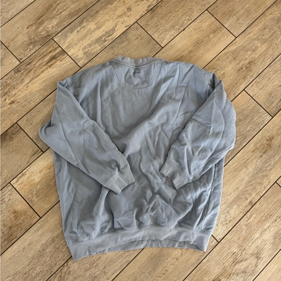 Anine Bing Blue Sweatshirt with Cream Logo - Picture 5 of 5